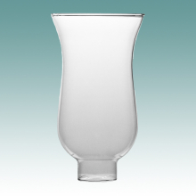 Sconce 2 1/2” Fit Details about   Tinted Glass Hurricane Shade with Ruffled Top for Chandeliers 